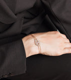 Suzanne Kalan evil eye rose gold bracelet, imported from the UK