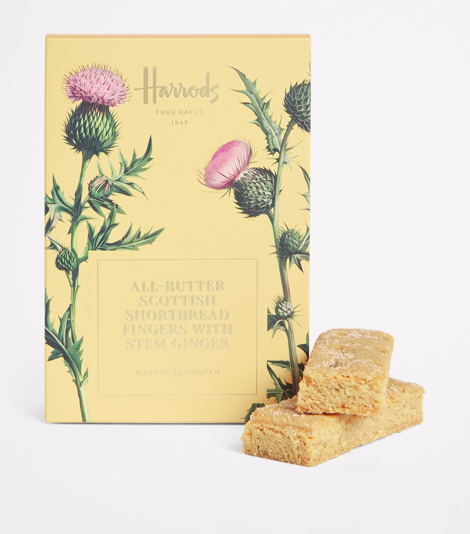Harrods all-butter Scottish shortbread fingers with stem ginger 170g, UK version