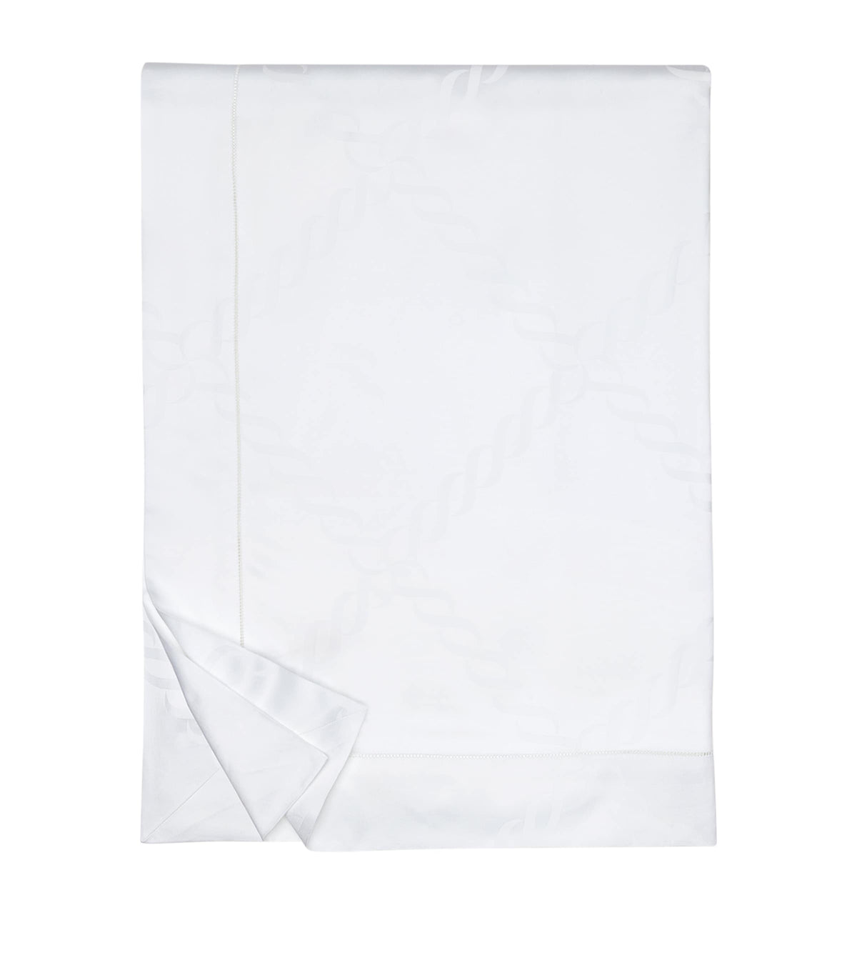 Super King Duvet Cover in Egyptian Cotton with Braid Embroidery, 260cm x 220cm