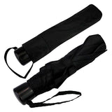 Drizzles wind resistant compact black umbrella, imported from the UK