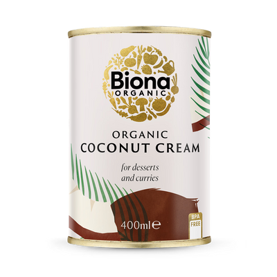 Holland & Barrett Biona Organic Coconut Cream 400ml- Buy online at McGrocer