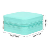 Livingandhome portable PU leather travel jewellery box, compact - British product