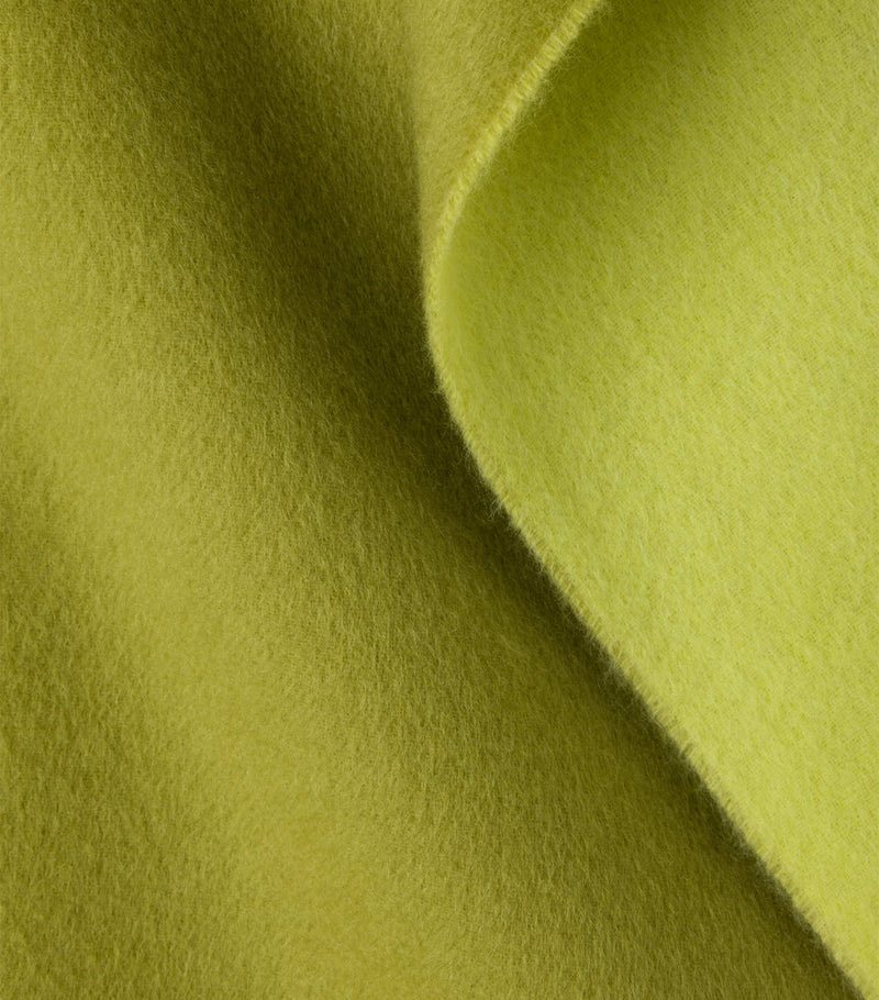 Prada wool-cashmere jacquard logo throw, imported from the UK