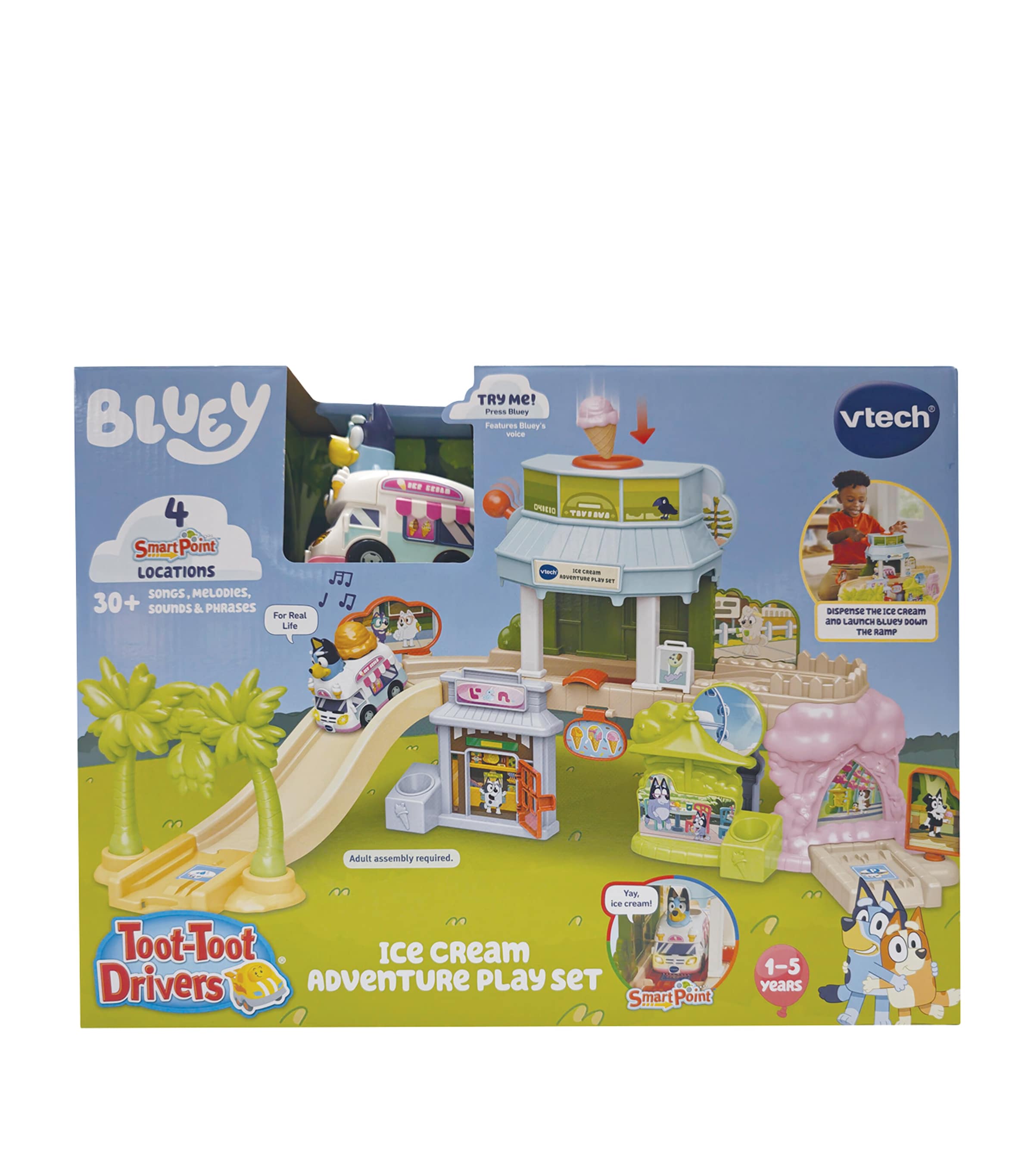 VTech Bluey Ice Cream Adventure Play Set, imported from the UK