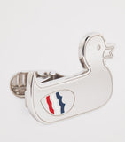 Thom Browne sterling silver duck tie bar, UK version