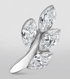 Maria Tash diamond vine threaded stud earring 8mm, imported from the UK