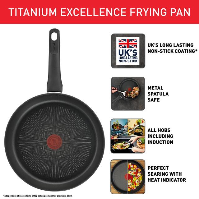 Tefal Titanium Excellence 24cm Frying Pan