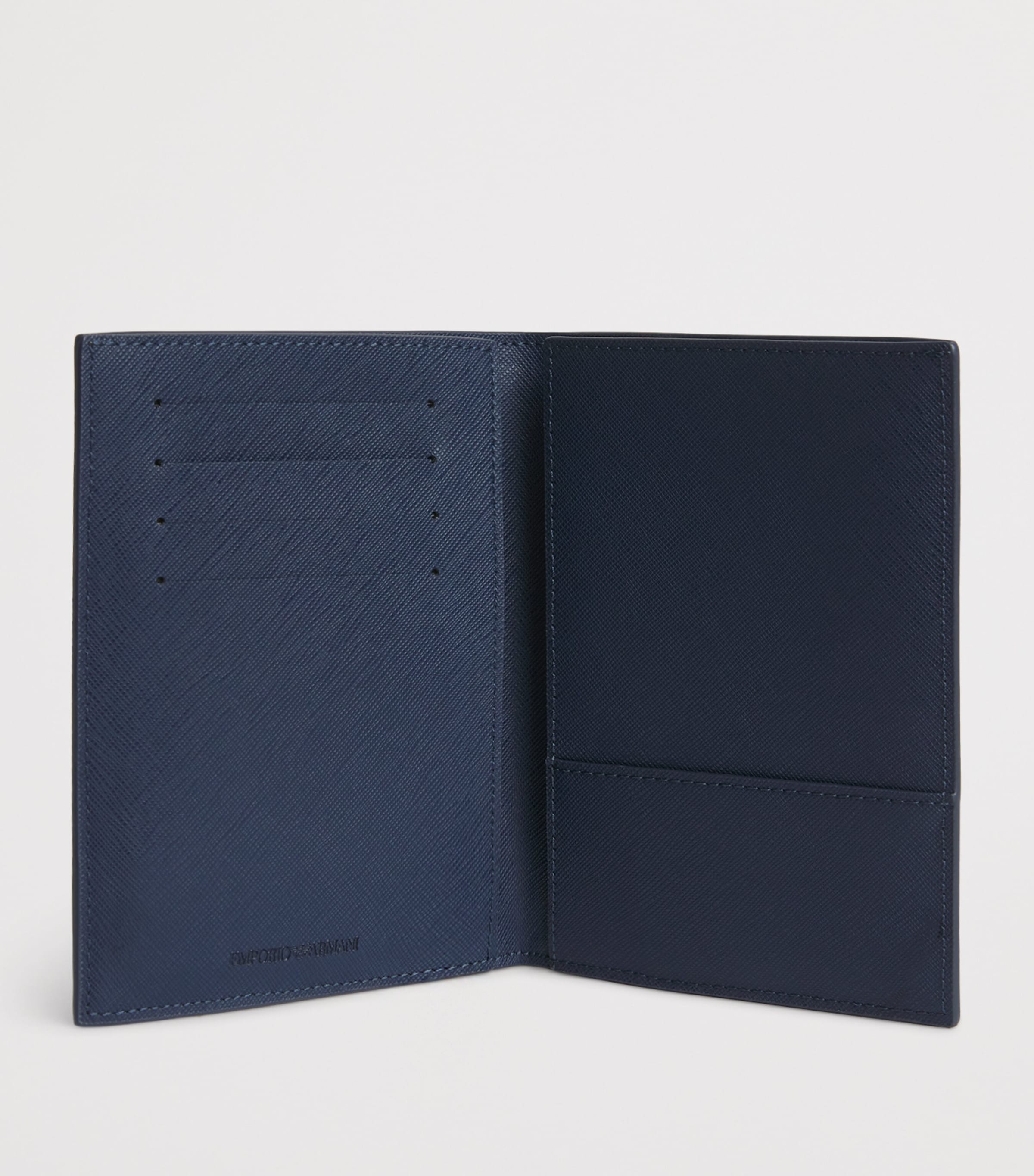 Emporio Armani leather passport holder - British product