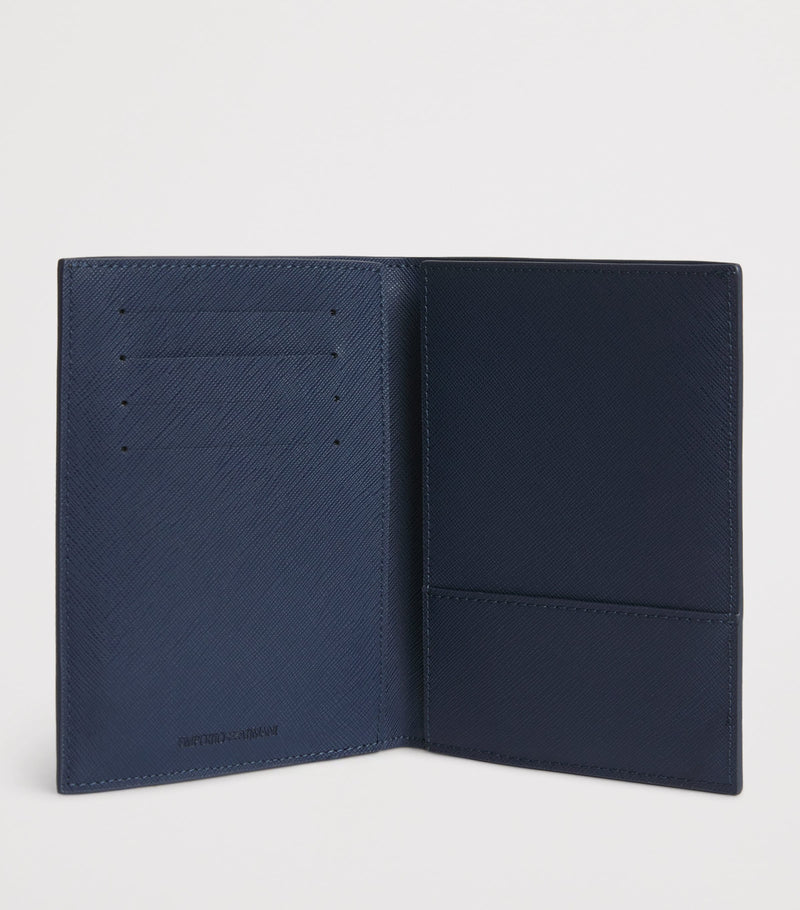 Emporio Armani leather passport holder - British product