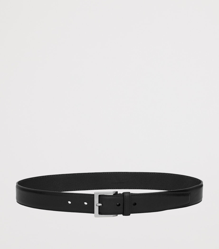 Saint Laurent leather Boucle Vadim belt (British brand)