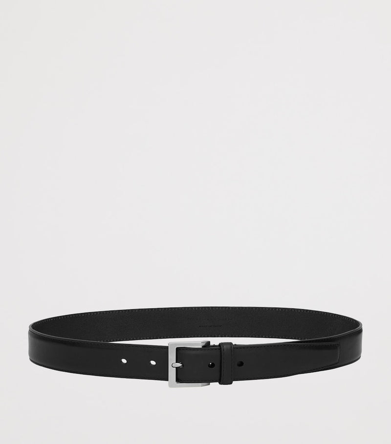 Saint Laurent leather Boucle Vadim belt (British brand)
