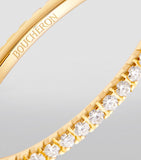 Boucheron yellow gold diamond wedding band, imported from the UK