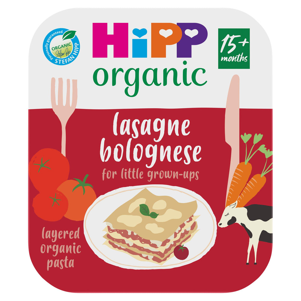 HiPP Organic Lasagne Bolognese For Little Grown Ups Tray Meal 15+ Months 250g