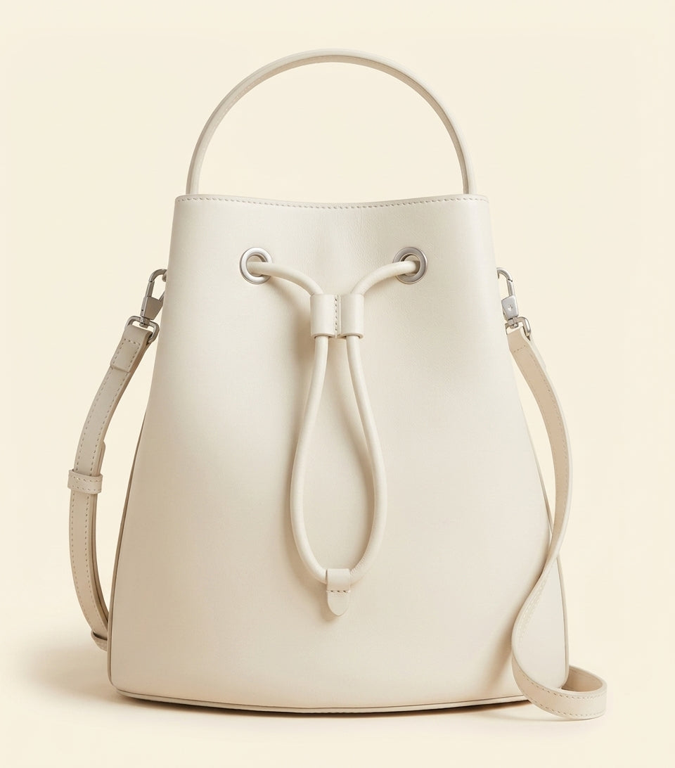 Burberry small check monogram bucket bag, UK version