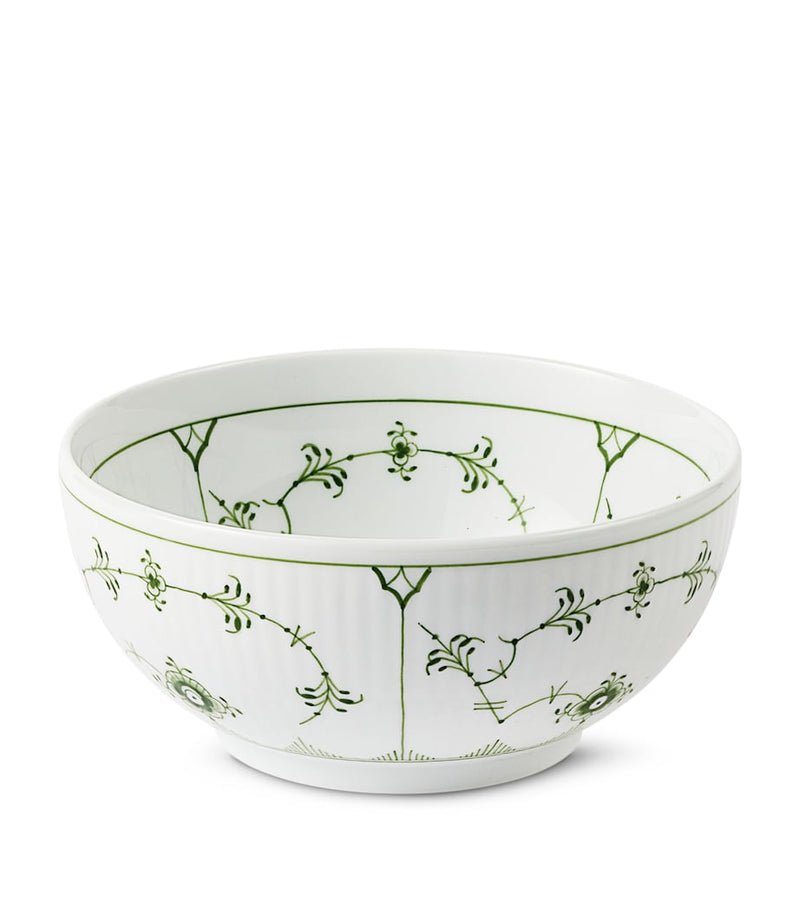 Royal Copenhagen fluted plain porcelain bowl 470ml (British brand)
