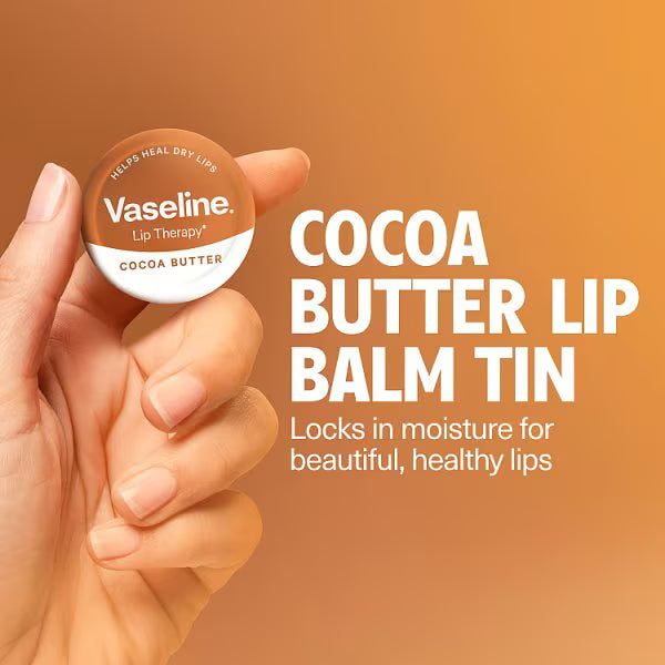 Vaseline Lip Balm Cocoa Butter 20g (British brand)