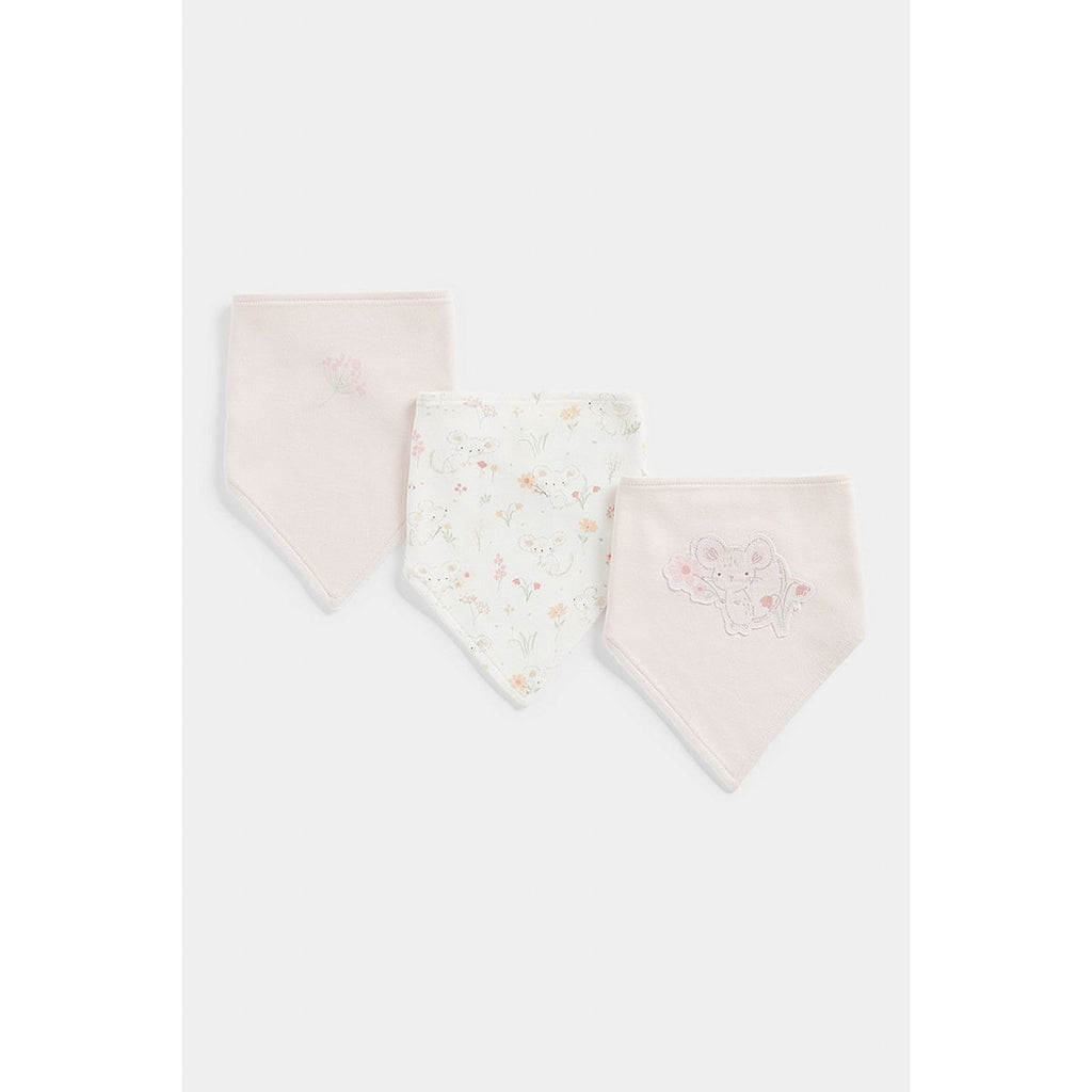 Mothercare My First Dribble Bibs - 3 Pack