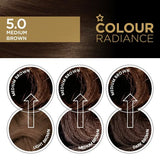 Superdrug Colour Radiance Medium Brown 5/0 hair dye (British brand)