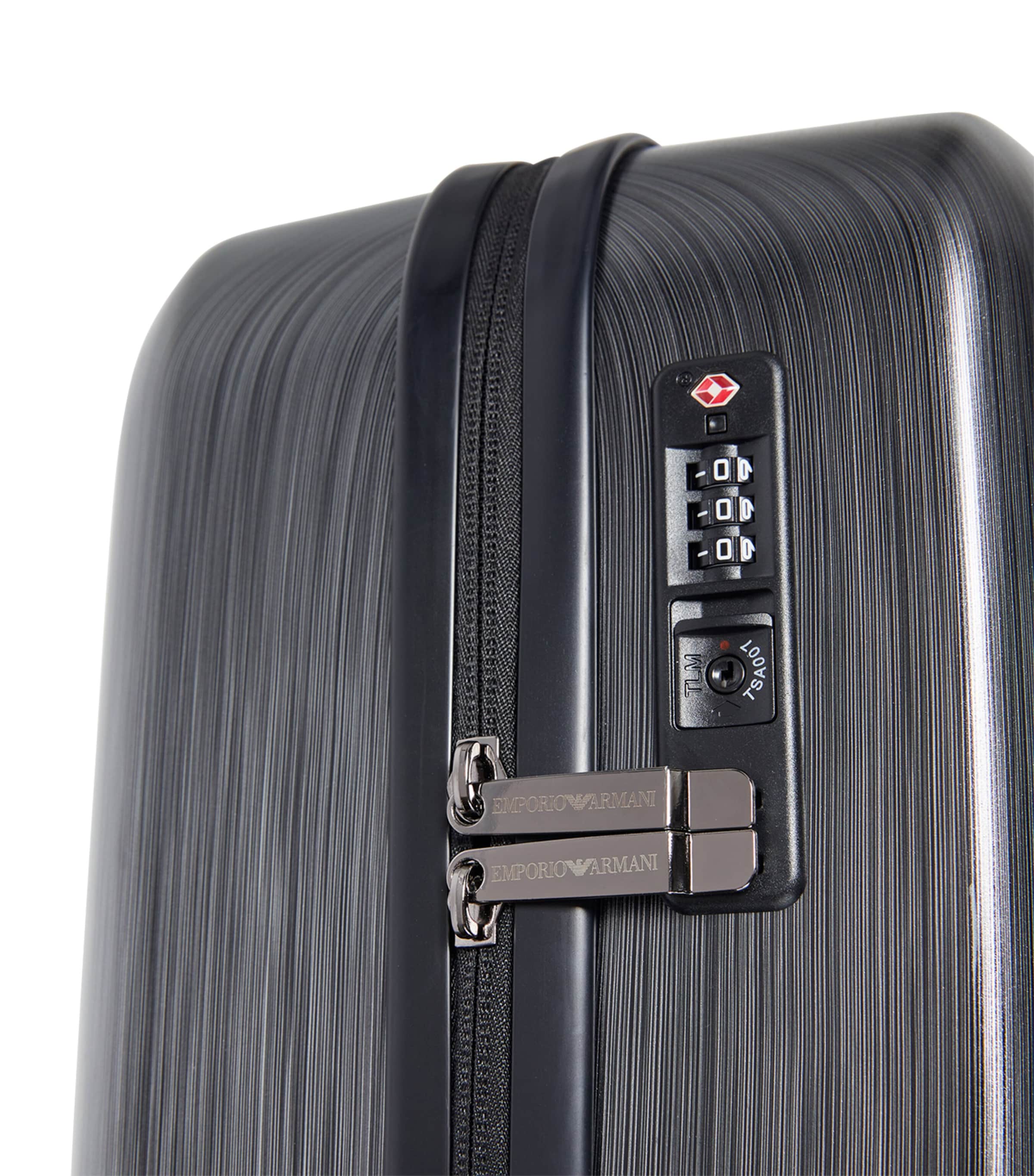 Emporio Armani logo cabin suitcase 56cm - British product