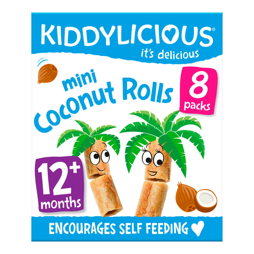 Kiddylicious Mini Coconut Rolls 12+ Months