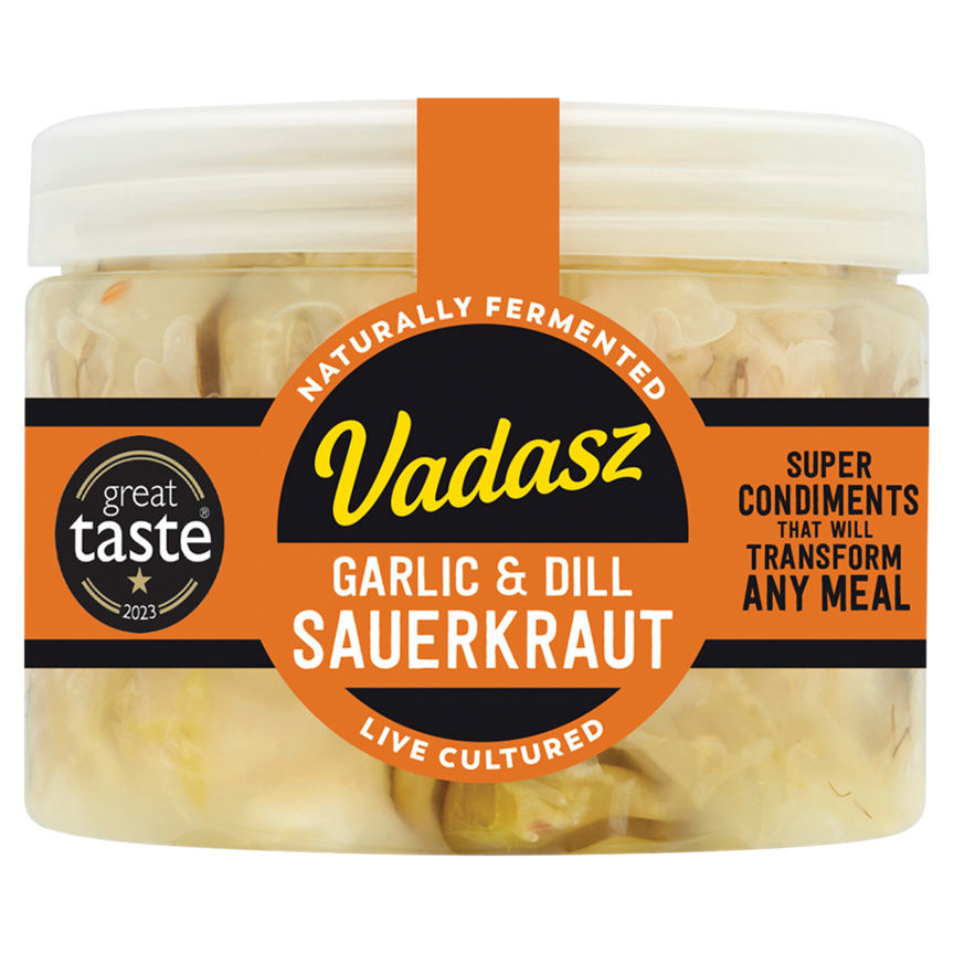 Vadasz Raw Garlic & Dill Sauerkraut