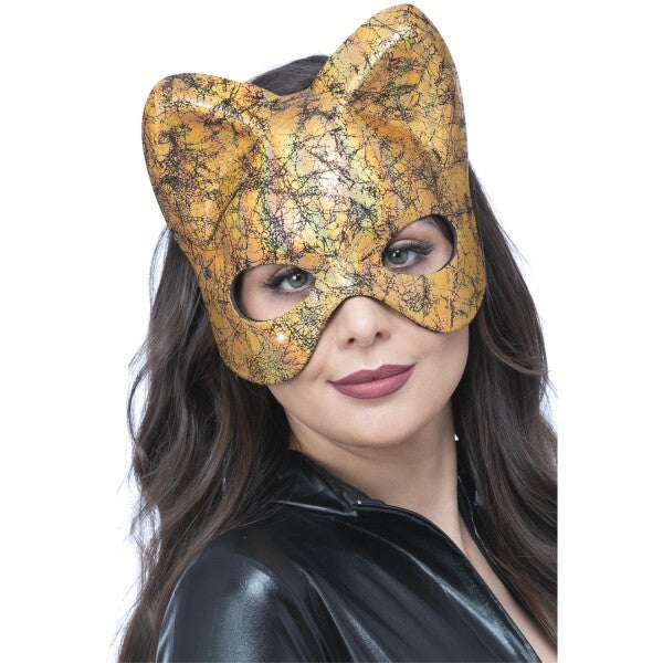 Smiffys gold cat eyemask, UK version