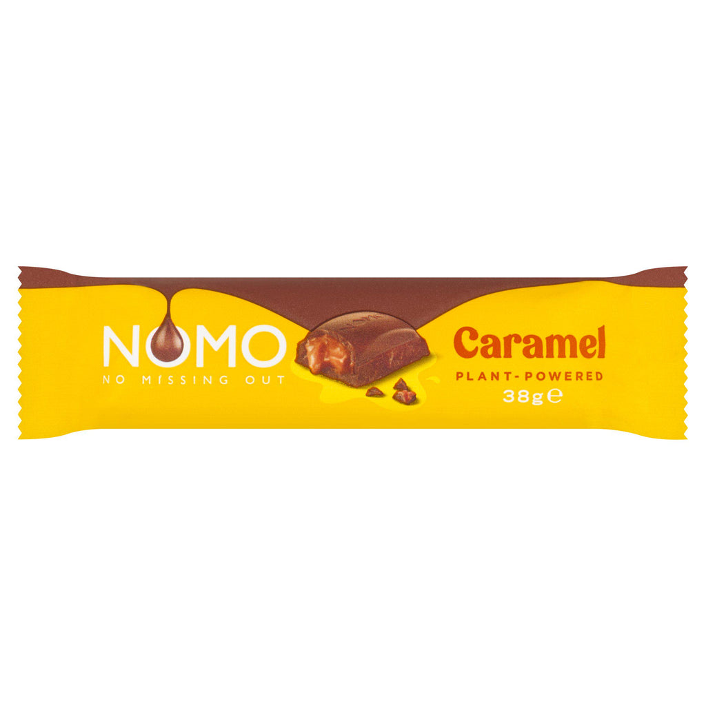 NOMO Vegan & Free From Caramel Chocolate Bar 38g