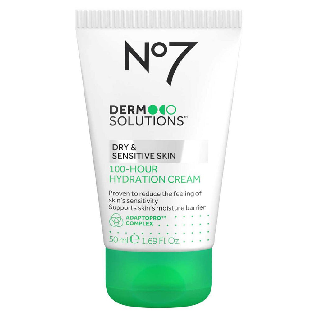 No7 Derm Solutions™ 100-Hour Hydration Cream Suitable for Normal, Dry & Sensitive Skin 50ml