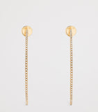 SHAY yellow gold pavé diamond hoop earrings 7cm - British product