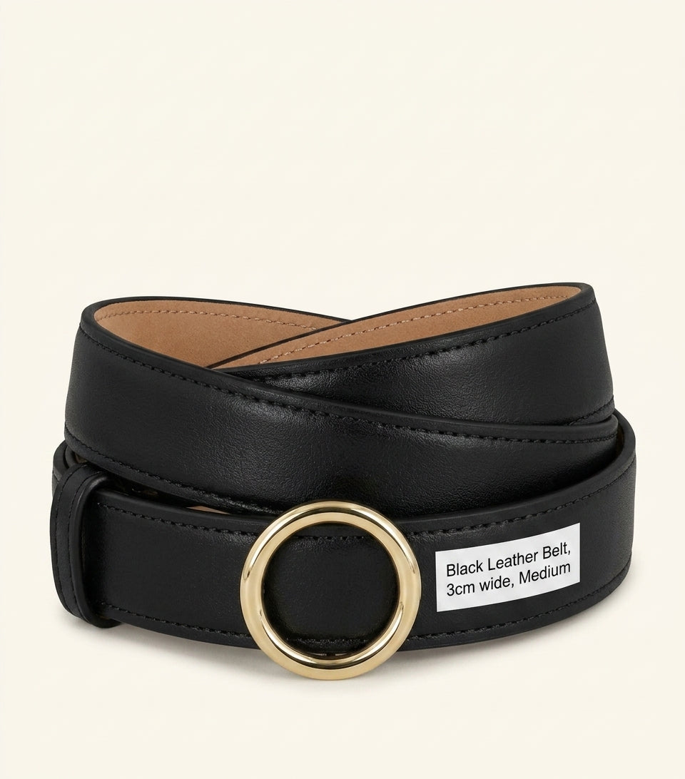 Cartier Leather Panthère de Cartier Belt (85cm)
