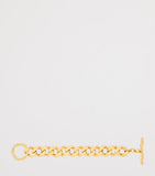 Saint Laurent hammered curb chain bracelet - British product