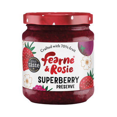 Holland & Barrett Fearne & Rosie Superberry Jam Reduced Sugar 310g- Buy online at McGrocer