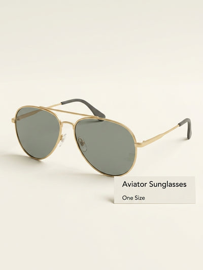 John Lewis Burberry BE3125 Men's Oliver Polarised Aviator Sunglasses Gold/Grey- Buy online at McGrocer