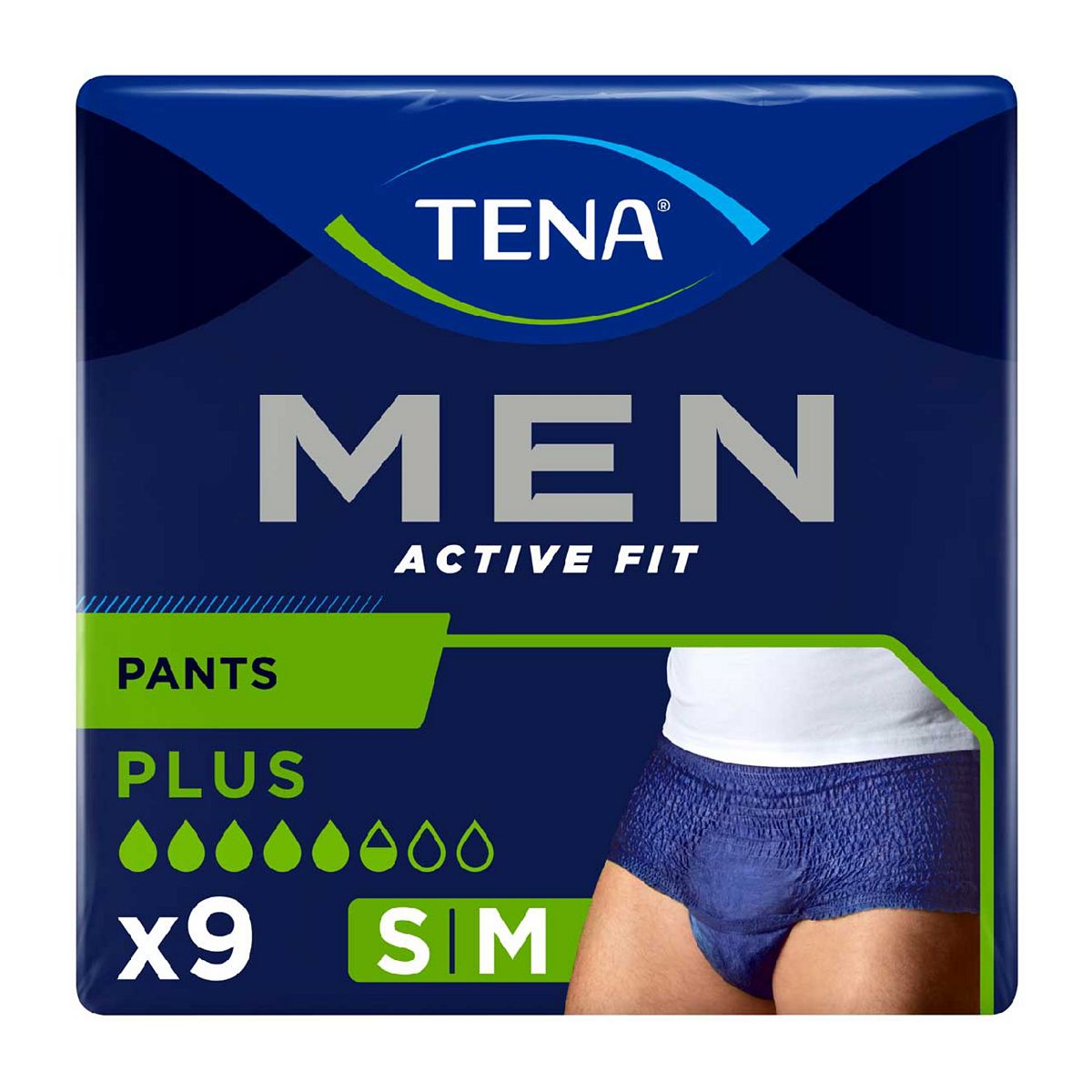 TENA Men Active Fit Incontinence Pants Plus Medium - 9 pack GOODS Boots   