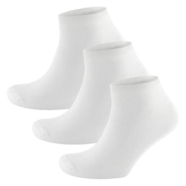 RJM plain trainer socks pack of 3 size 7-11 (British brand)