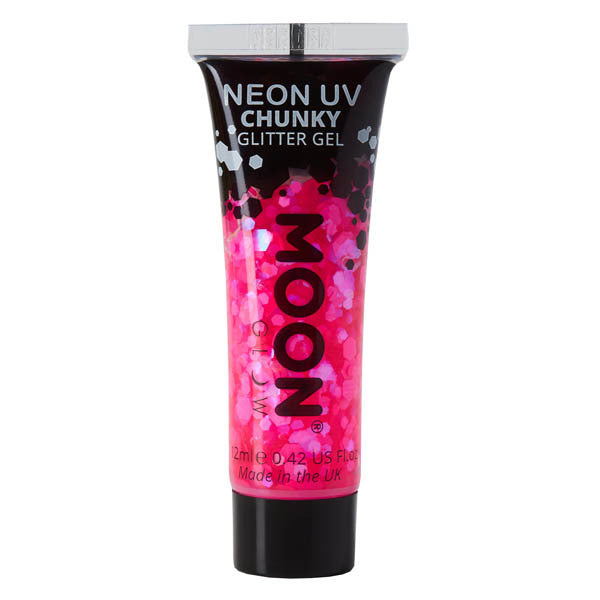 Moon Glow Glitter Gel Magenta, imported from the UK