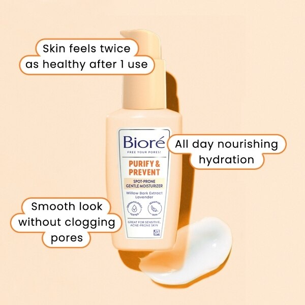 Biore Purify & Prevent Gentle Moisturiser 100 Ml GOODS Superdrug   