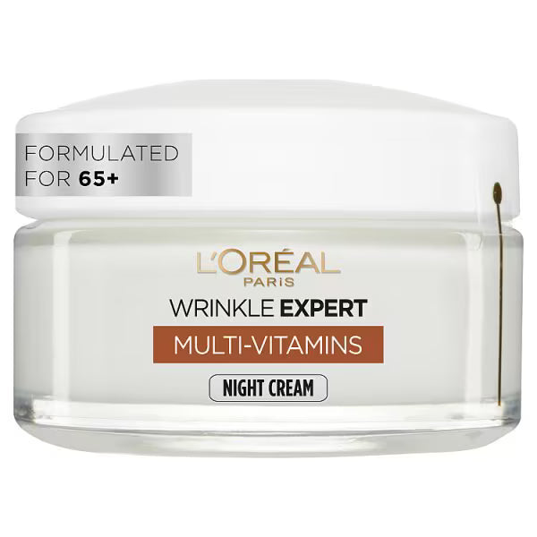 L'Oreal Paris Wrinkle Expert Night Cream 65+ 50ml, UK version