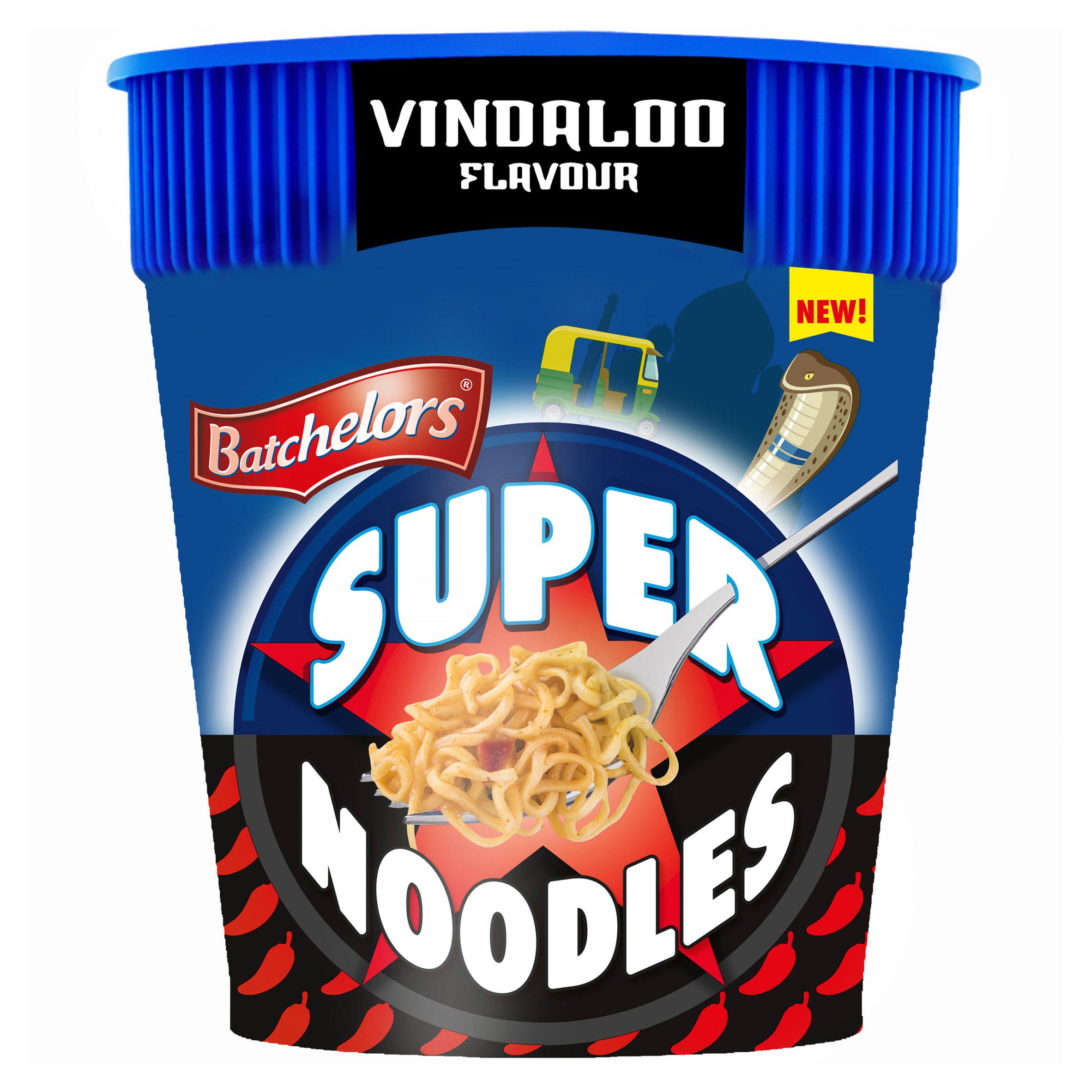 Batchelors Super Noodles Vindaloo Flavour Instant Noodle Pot 75g GOODS Sainsburys   