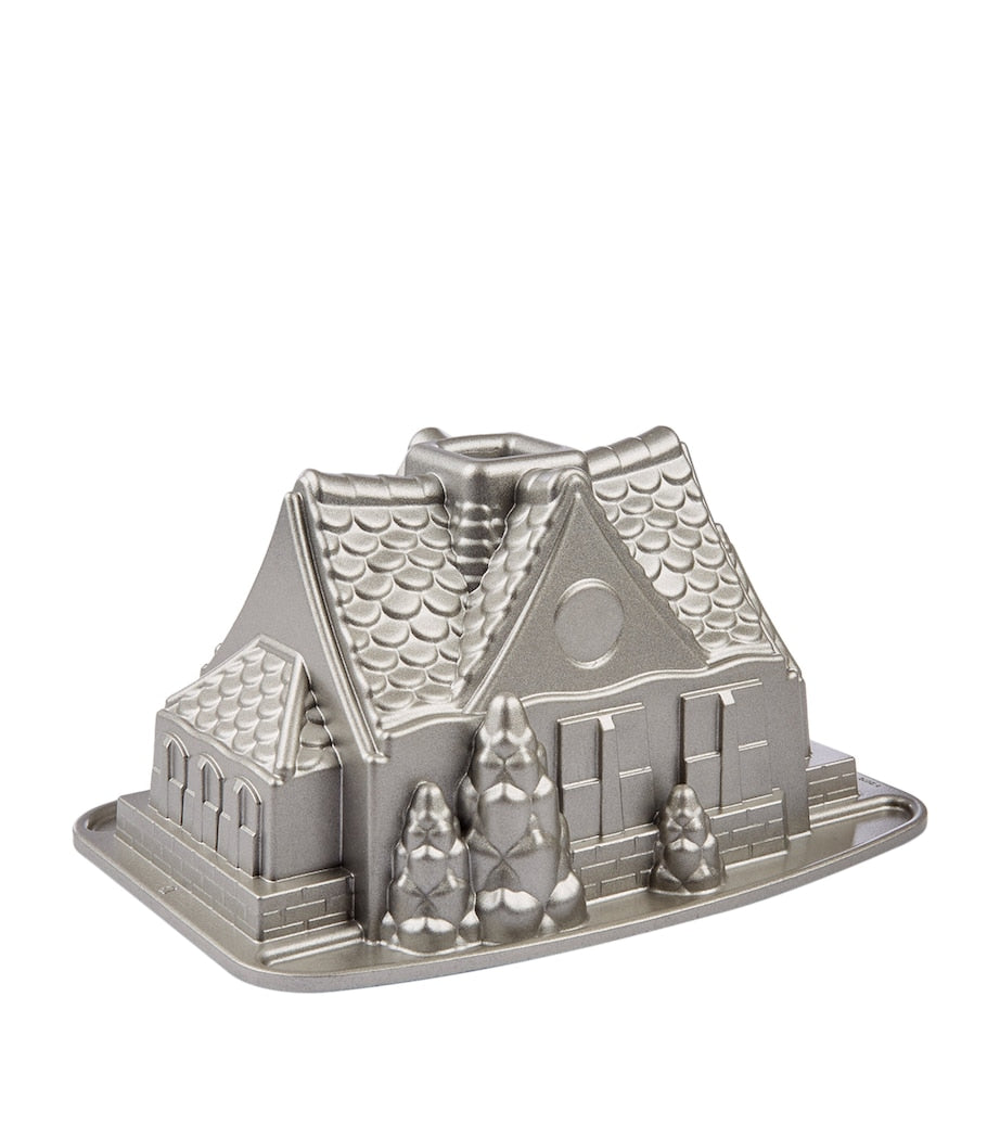 Nordic Ware gingerbread house-shaped Bundt pan, imported from the UK