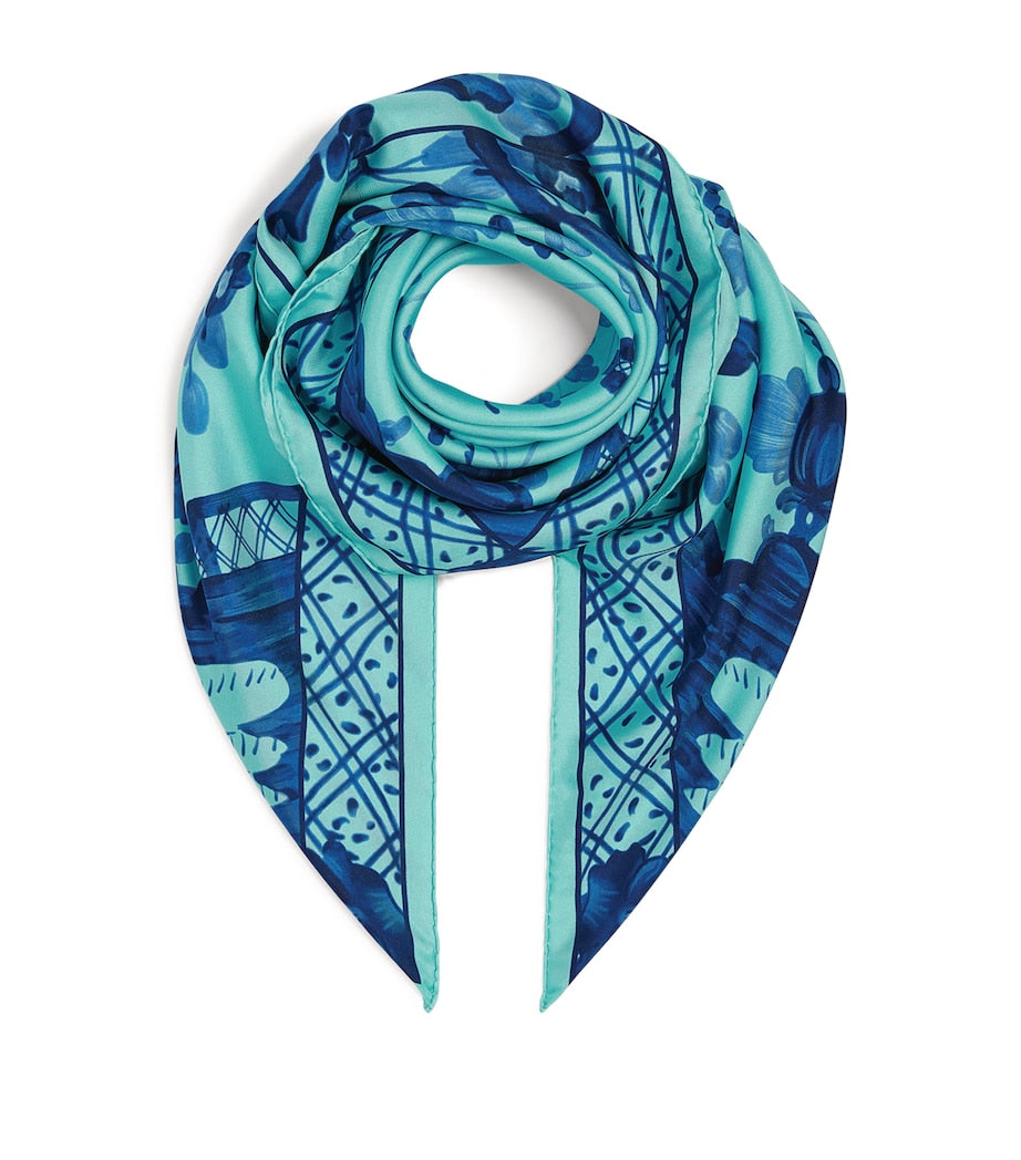 GINORI 1735 silk foulard Oriente Italiano - British product