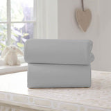 Clair De Lune Fitted Sheet Twin Pack Moses Grey GOODS Superdrug   