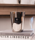 Baobab Collection Platinum Pillar Candle 10kg, imported from the UK