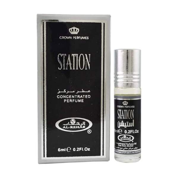 Al Rehab Station perfume oil 6ml, imported from the UK