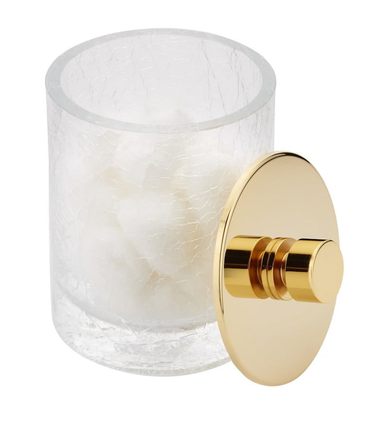 Zodiac gold-plated brass cylinder jar, UK version