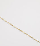Monica Vinader yellow gold shimmer bracelet - British product