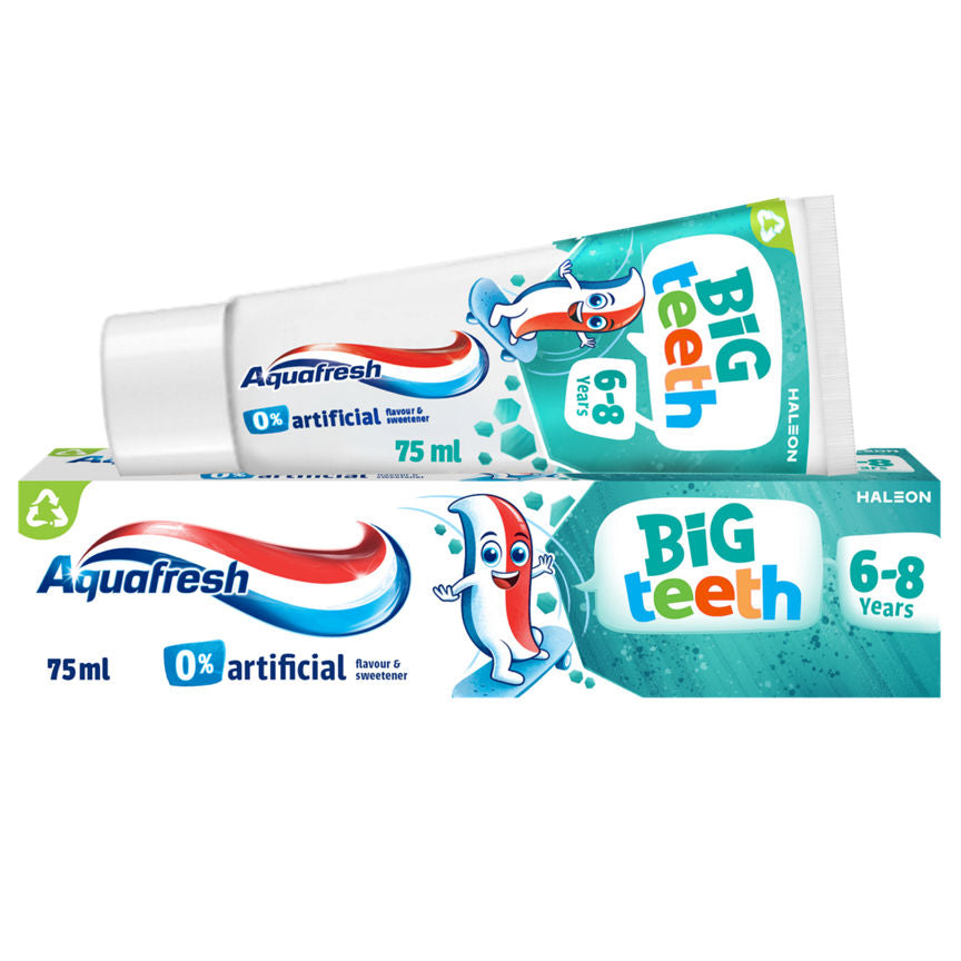 Aquafresh Kids Toothpaste, Big Teeth 6-8 Years