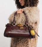 Chloé raffia pineapple bag charm - British product