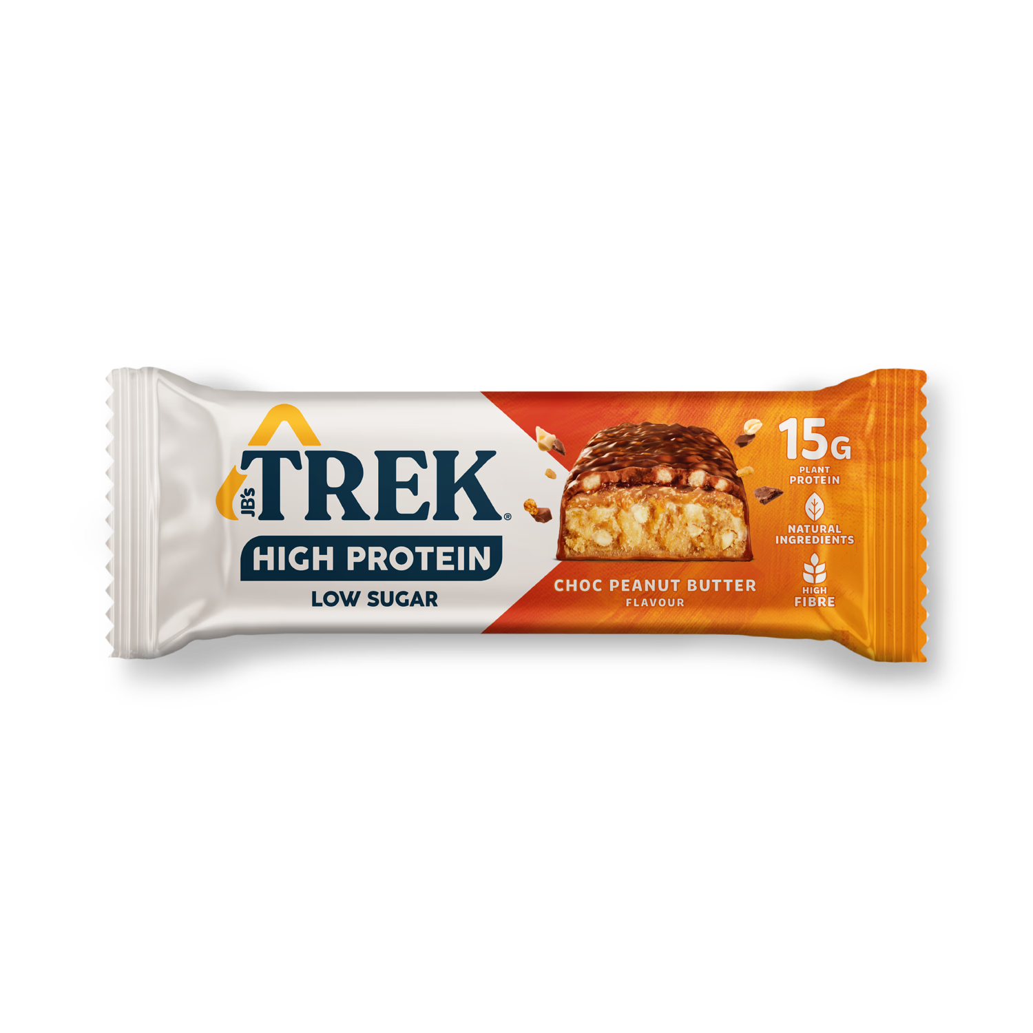 Trek protein bar choc peanut butter 55g, imported from the UK