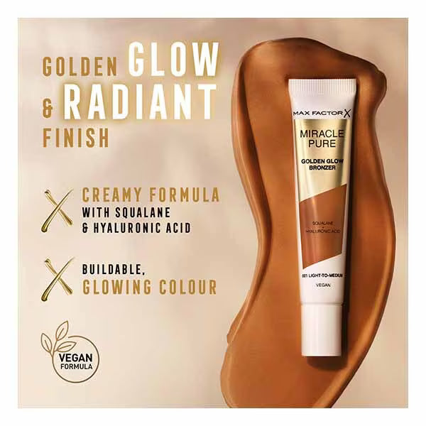 Max Factor liquid bronzer Medium To Deep, imported from the UK